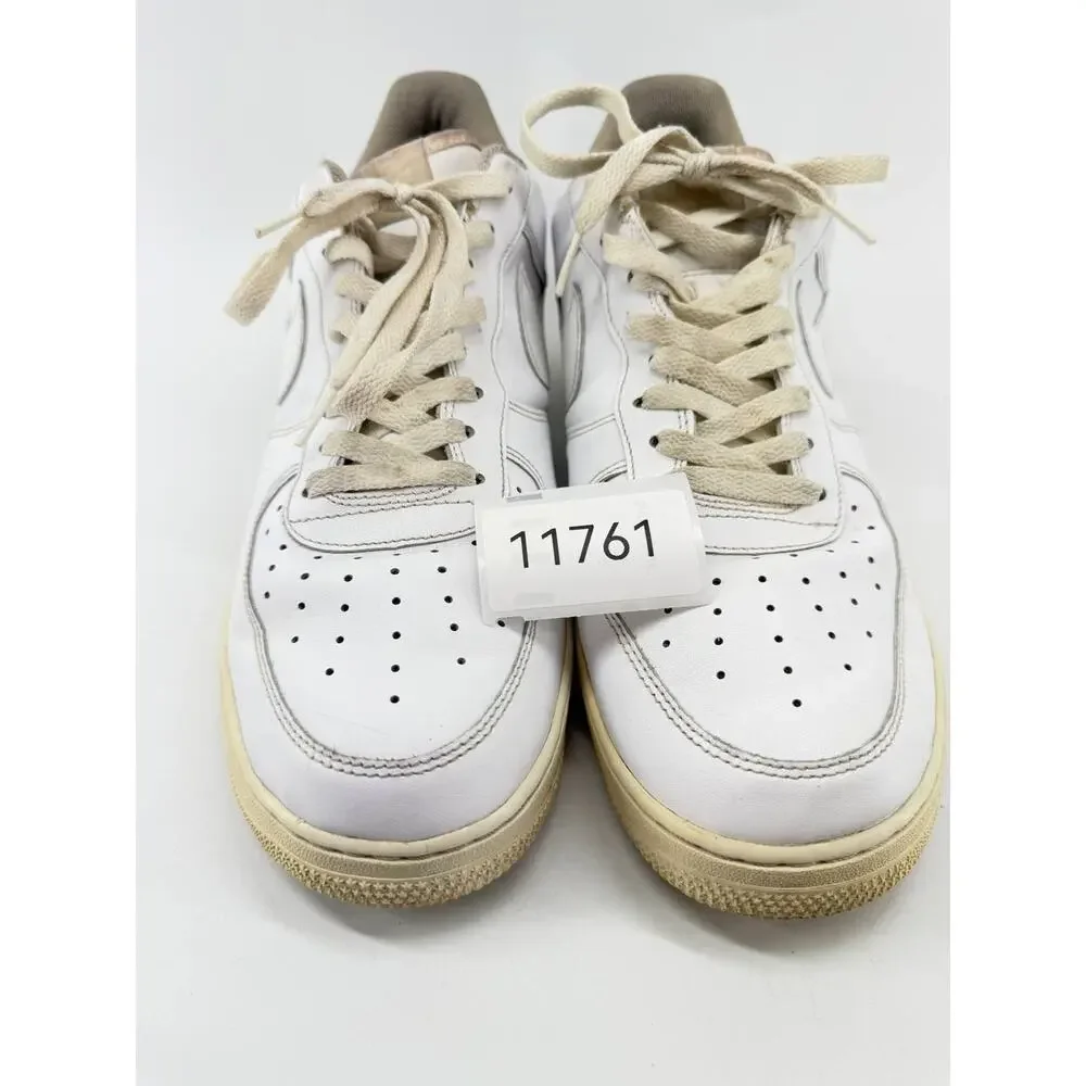 Nike Air Force 1 07 Low Triple White Mens Size 13 315122-111 Pre-Owned